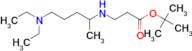 tert-butyl 3-{[5-(diethylamino)pentan-2-yl]amino}propanoate