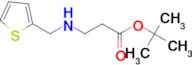 Tert-butyl 3-{[(thiophen-2-yl)methyl]amino}propanoate