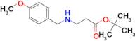 tert-butyl 3-{[(4-methoxyphenyl)methyl]amino}propanoate