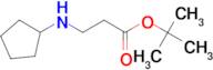 Tert-butyl 3-(cyclopentylamino)propanoate