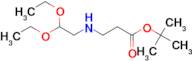 Tert-butyl 3-[(2,2-diethoxyethyl)amino]propanoate