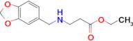 ethyl 3-{[(2H-1,3-benzodioxol-5-yl)methyl]amino}propanoate