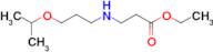 ethyl 3-{[3-(propan-2-yloxy)propyl]amino}propanoate