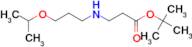 tert-butyl 3-{[3-(propan-2-yloxy)propyl]amino}propanoate