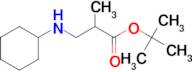 tert-butyl 3-(cyclohexylamino)-2-methylpropanoate