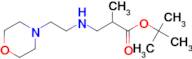 tert-butyl 2-methyl-3-{[2-(morpholin-4-yl)ethyl]amino}propanoate