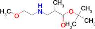 tert-butyl 3-[(2-methoxyethyl)amino]-2-methylpropanoate