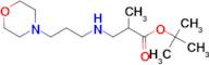 tert-butyl 2-methyl-3-{[3-(morpholin-4-yl)propyl]amino}propanoate