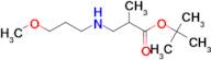 tert-butyl 3-[(3-methoxypropyl)amino]-2-methylpropanoate