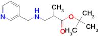 tert-butyl 2-methyl-3-{[(pyridin-3-yl)methyl]amino}propanoate