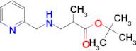 tert-butyl 2-methyl-3-{[(pyridin-2-yl)methyl]amino}propanoate