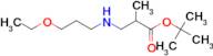 tert-butyl 3-[(3-ethoxypropyl)amino]-2-methylpropanoate