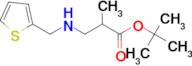 tert-butyl 2-methyl-3-{[(thiophen-2-yl)methyl]amino}propanoate