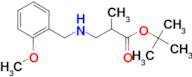 tert-butyl 3-{[(2-methoxyphenyl)methyl]amino}-2-methylpropanoate