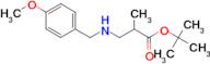 tert-butyl 3-{[(4-methoxyphenyl)methyl]amino}-2-methylpropanoate