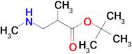 tert-butyl 2-methyl-3-(methylamino)propanoate