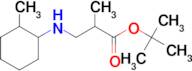 tert-butyl 2-methyl-3-[(2-methylcyclohexyl)amino]propanoate