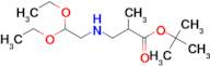 Tert-butyl 3-[(2,2-diethoxyethyl)amino]-2-methylpropanoate