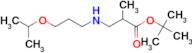 tert-butyl 2-methyl-3-{[3-(propan-2-yloxy)propyl]amino}propanoate