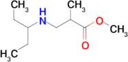 methyl 2-methyl-3-[(pentan-3-yl)amino]propanoate