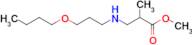 methyl 3-[(3-butoxypropyl)amino]-2-methylpropanoate