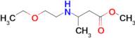 methyl 3-[(2-ethoxyethyl)amino]butanoate