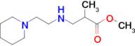 methyl 2-methyl-3-{[2-(piperidin-1-yl)ethyl]amino}propanoate