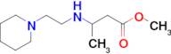 methyl 3-{[2-(piperidin-1-yl)ethyl]amino}butanoate