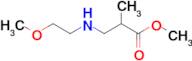 methyl 3-[(2-methoxyethyl)amino]-2-methylpropanoate