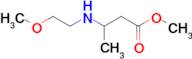 methyl 3-[(2-methoxyethyl)amino]butanoate