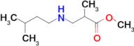 methyl 2-methyl-3-[(3-methylbutyl)amino]propanoate