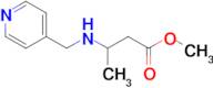 methyl 3-{[(pyridin-4-yl)methyl]amino}butanoate