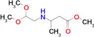 methyl 3-[(2,2-dimethoxyethyl)amino]butanoate