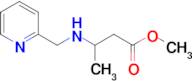 methyl 3-{[(pyridin-2-yl)methyl]amino}butanoate