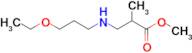 methyl 3-[(3-ethoxypropyl)amino]-2-methylpropanoate