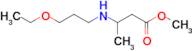 methyl 3-[(3-ethoxypropyl)amino]butanoate