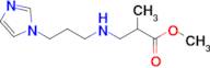 methyl 3-{[3-(1H-imidazol-1-yl)propyl]amino}-2-methylpropanoate