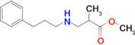 methyl 2-methyl-3-[(3-phenylpropyl)amino]propanoate