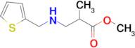 methyl 2-methyl-3-{[(thiophen-2-yl)methyl]amino}propanoate