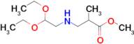 methyl 3-[(2,2-diethoxyethyl)amino]-2-methylpropanoate