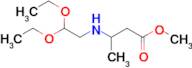 methyl 3-[(2,2-diethoxyethyl)amino]butanoate