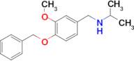 {[4-(benzyloxy)-3-methoxyphenyl]methyl}(propan-2-yl)amine