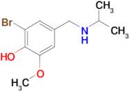 2-bromo-6-methoxy-4-{[(propan-2-yl)amino]methyl}phenol