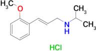 [(2E)-3-(2-methoxyphenyl)prop-2-en-1-yl](propan-2-yl)amine hydrochloride