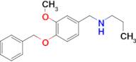 {[4-(benzyloxy)-3-methoxyphenyl]methyl}(propyl)amine