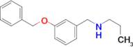 {[3-(benzyloxy)phenyl]methyl}(propyl)amine