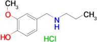 2-methoxy-4-[(propylamino)methyl]phenol hydrochloride