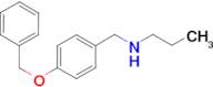 {[4-(benzyloxy)phenyl]methyl}(propyl)amine