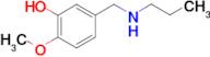 2-methoxy-5-[(propylamino)methyl]phenol