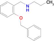 {[2-(benzyloxy)phenyl]methyl}(propyl)amine